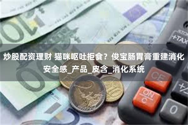 炒股配资理财 猫咪呕吐拒食？俊宝肠胃膏重建消化安全感_产品_皮含_消化系统